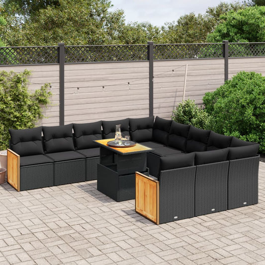 Sofasæt Til Haven 11 Dele Med Hynder Polyrattan