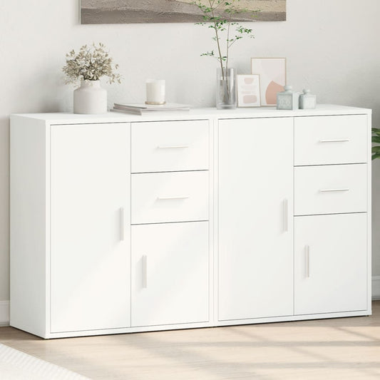 Skænke 2 Stk. 60X31X70 Cm Konstrueret Træ