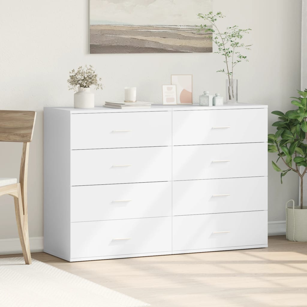 Skænke 2 Stk. 60X39X80 Cm Konstrueret Træ
