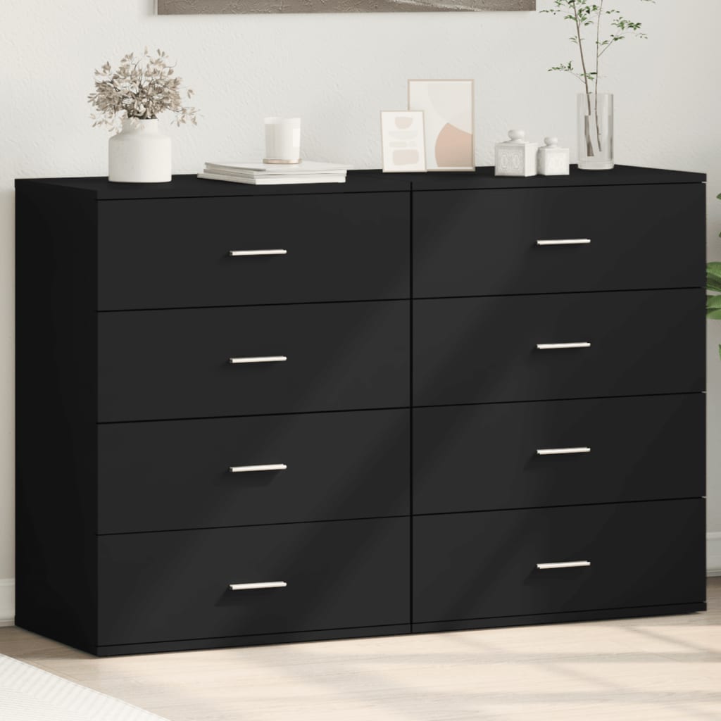 Skænke 2 Stk. 60X39X80 Cm Konstrueret Træ