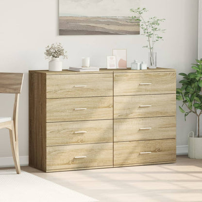 Skænke 2 Stk. 60X39X80 Cm Konstrueret Træ