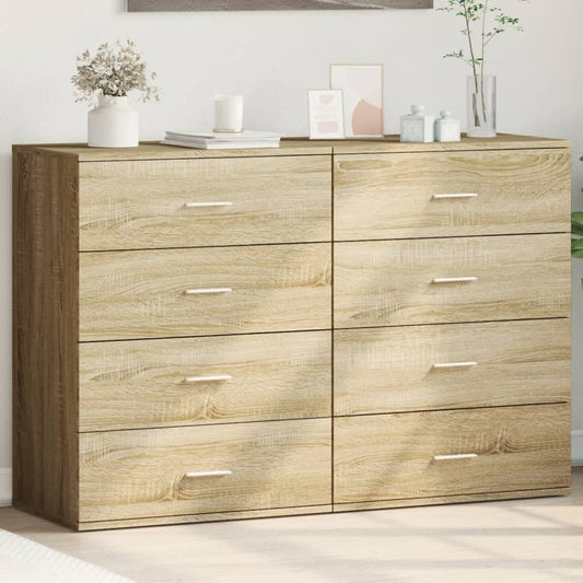 Skænke 2 Stk. 60X39X80 Cm Konstrueret Træ
