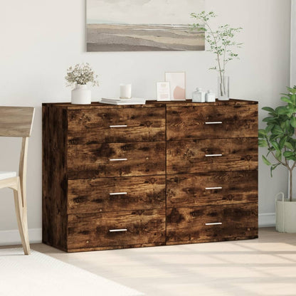Skænke 2 Stk. 60X39X80 Cm Konstrueret Træ