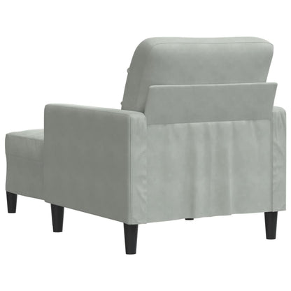 Sofastol Med Fodskammel 60 Cm Velour
