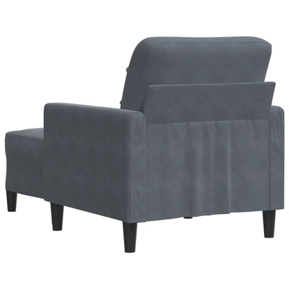 Sofastol Med Fodskammel 60 Cm Velour