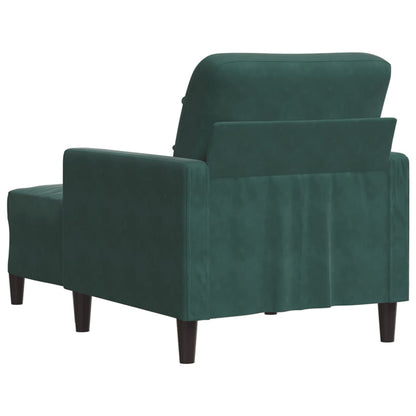 Sofastol Med Fodskammel 60 Cm Velour