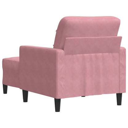 Sofastol Med Fodskammel 60 Cm Velour