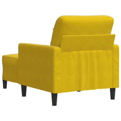 Sofastol Med Fodskammel 60 Cm Velour