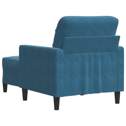 Sofastol Med Fodskammel 60 Cm Velour