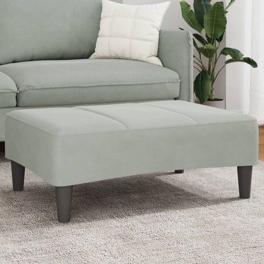Fodskammel 77x55x31 Cm Velour - Hovedbillede