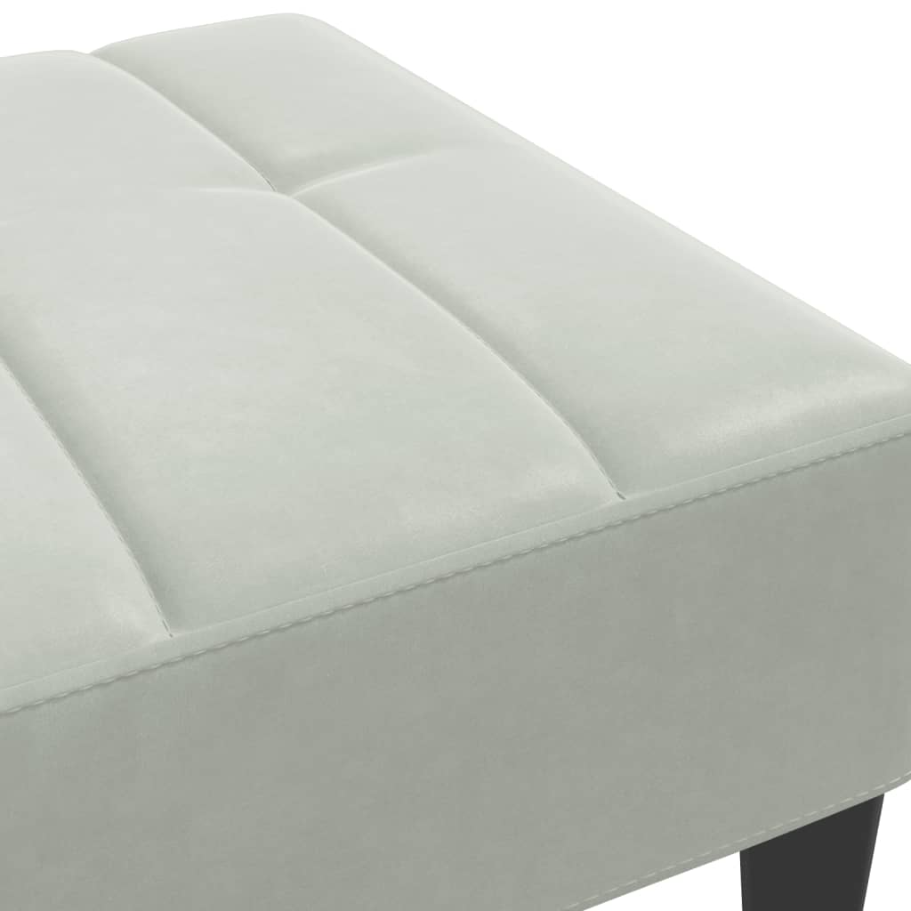 Fodskammel 77x55x31 Cm Velour - Billede 6