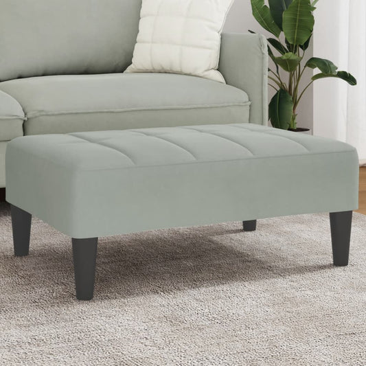 Fodskammel 77x55x31 Cm Velour - Hovedbillede