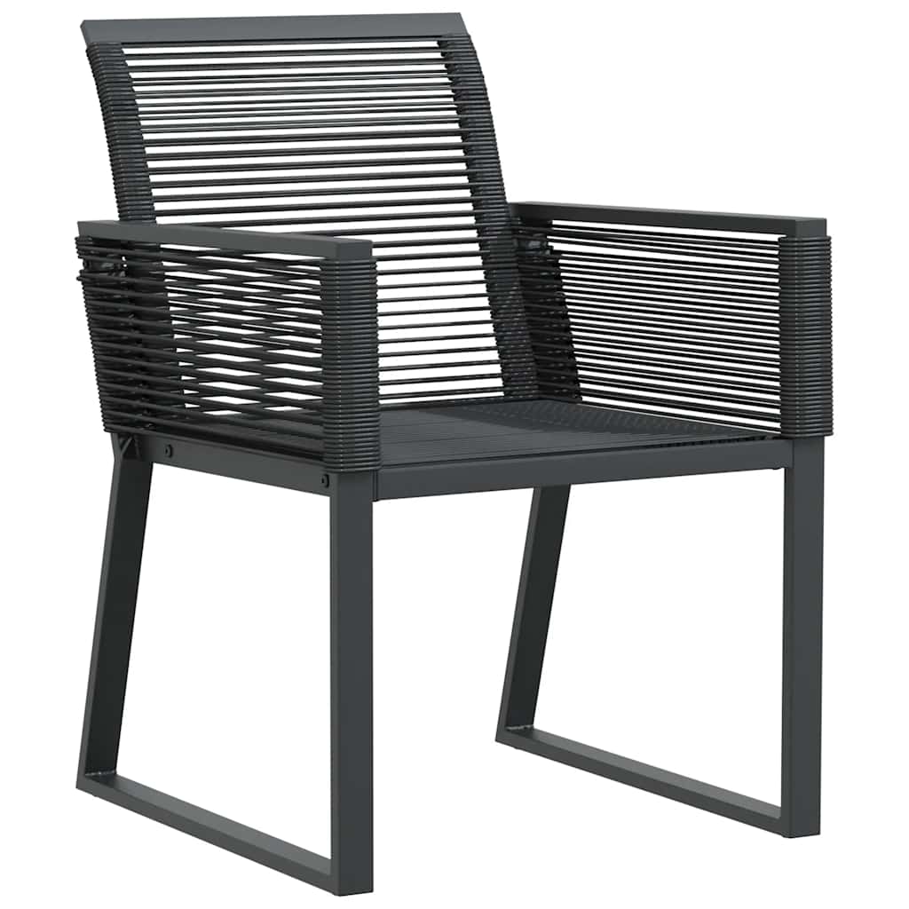 Havestole Polyrattan Sort - Billede 4