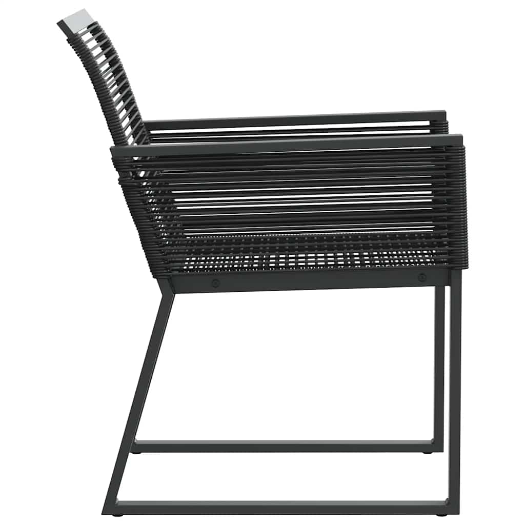 Havestole Polyrattan Sort - Billede 6
