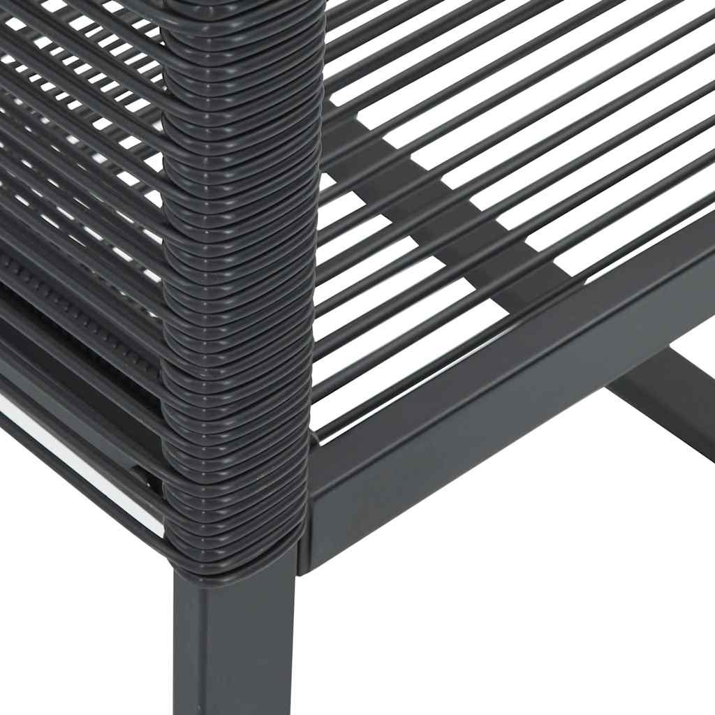 Havestole Polyrattan Sort - Billede 8