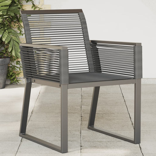 Havestole 2 Stk. Polyrattan Sort