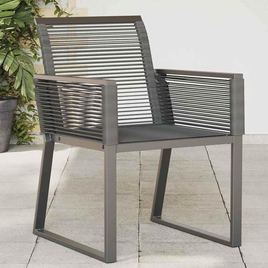 Havestole Polyrattan Sort - Hovedbillede