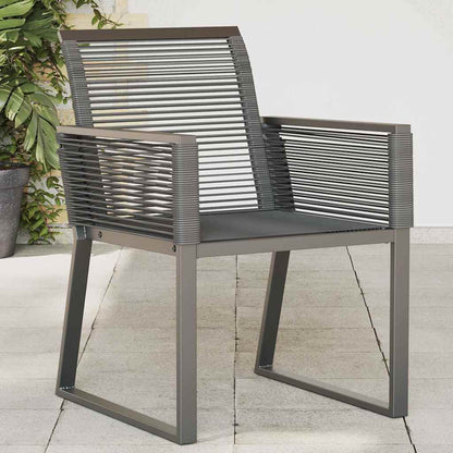 Havestole Polyrattan Sort - Hovedbillede