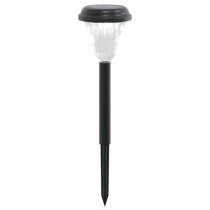 Solcellelamper Med Jordspyd 12 Stk. Rgb-Farver Varmt T Lys Hvid