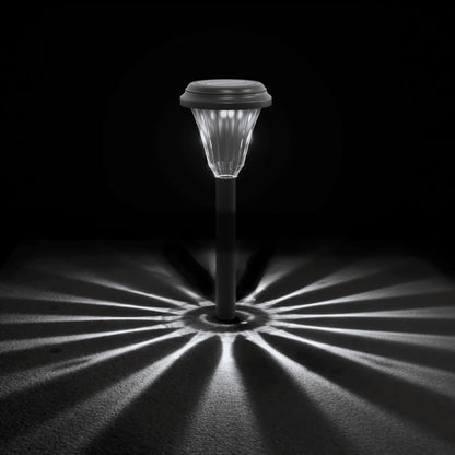 Solcellelamper Med Jordspyd 12 Stk. Rgb-Farver Varmt T Lys Hvid