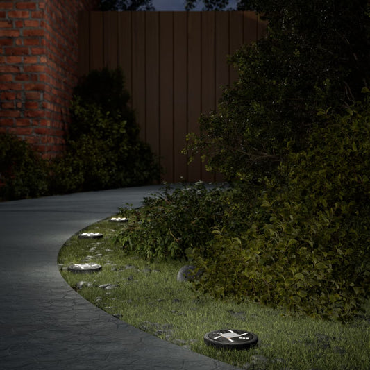 Solcellelamper Med Jordspyd 12 Stk. Varmt Hvidt Lys