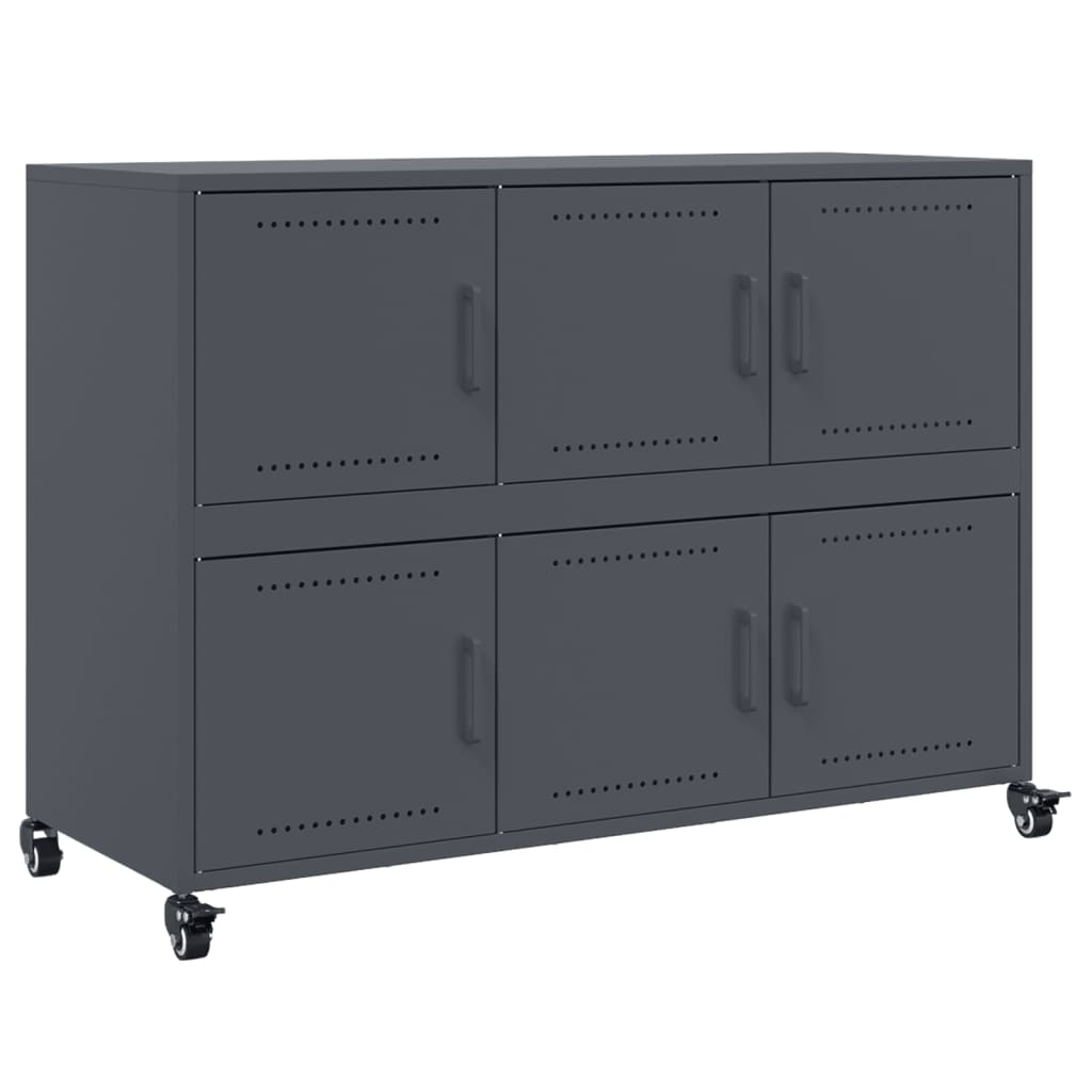Skænk 100,5x39x72 Cm Stål - Billede 2