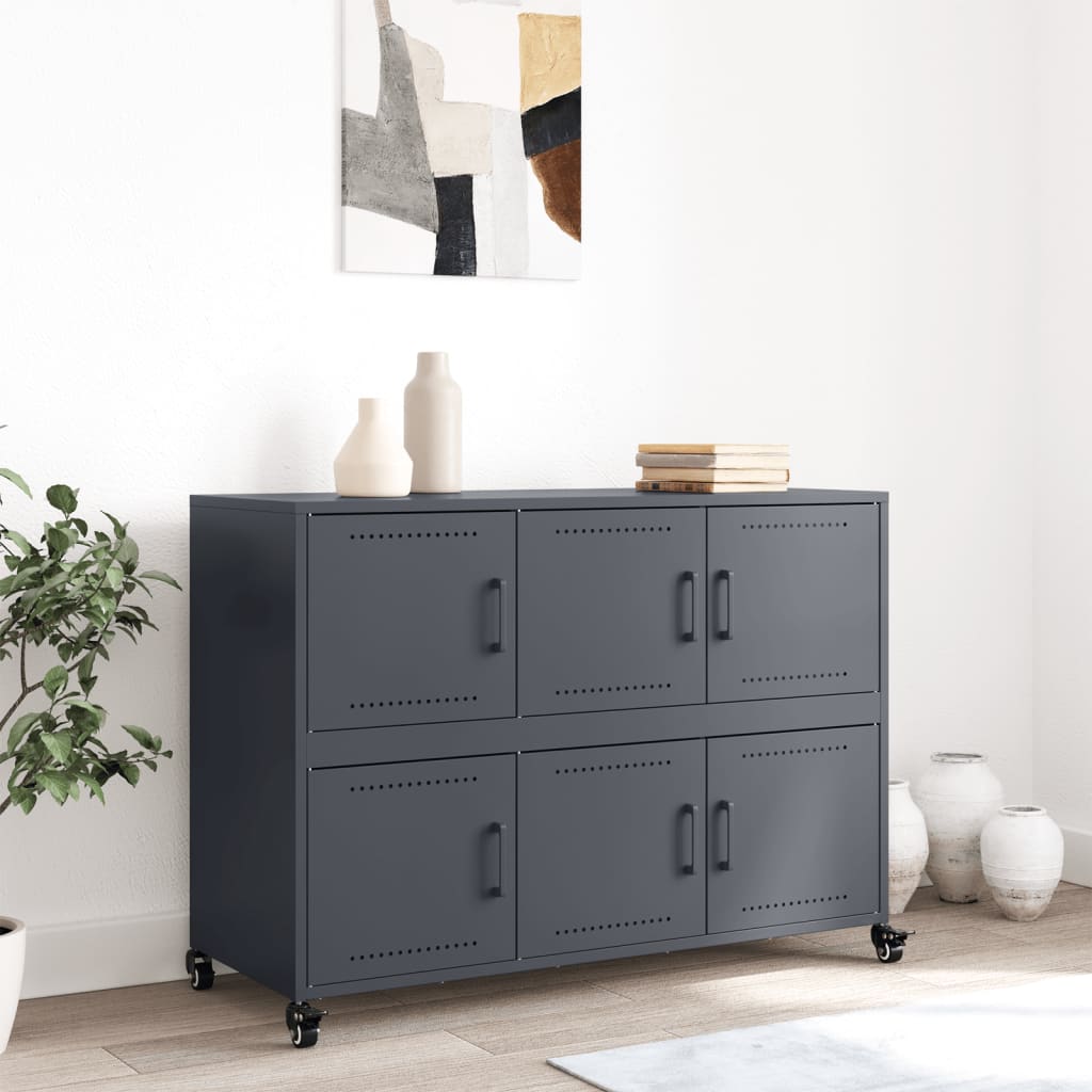 Skænk 100,5x39x72 Cm Stål - Billede 3