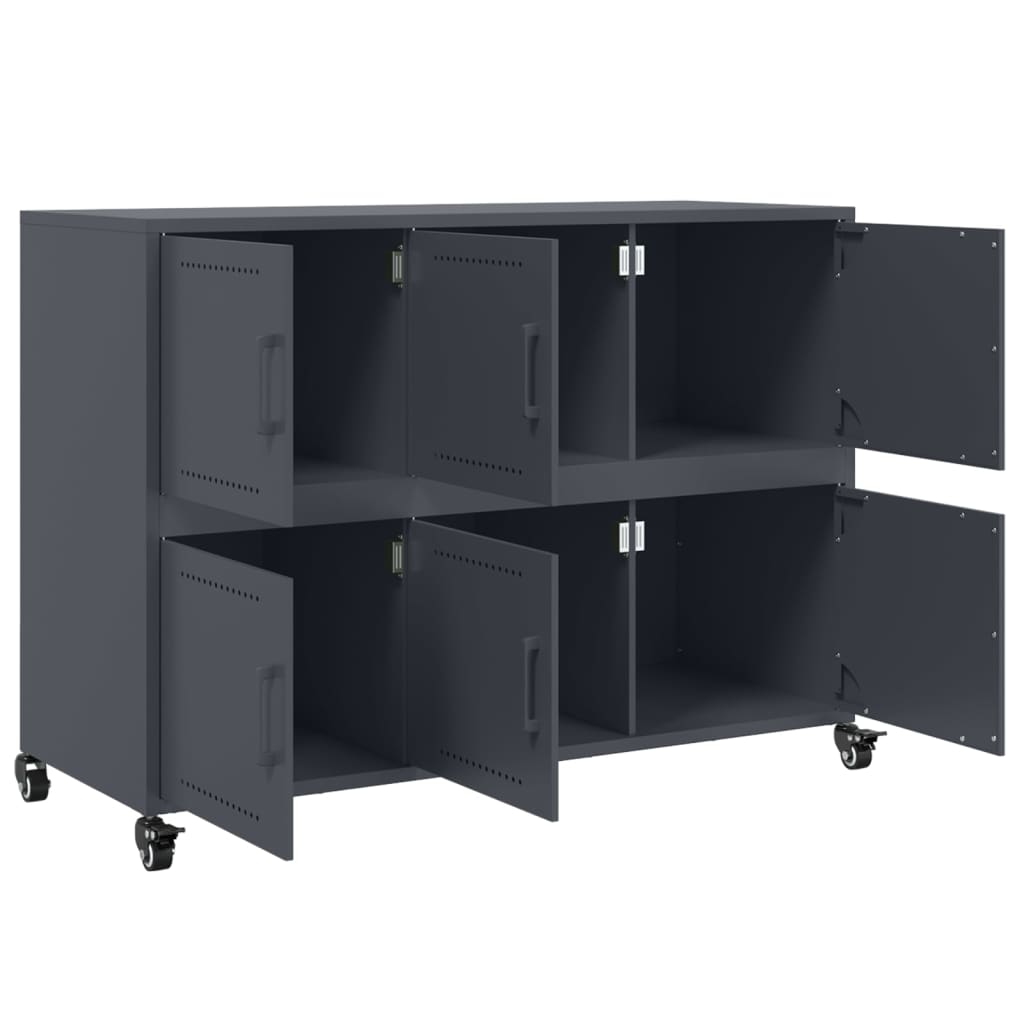 Skænk 100,5x39x72 Cm Stål - Billede 9