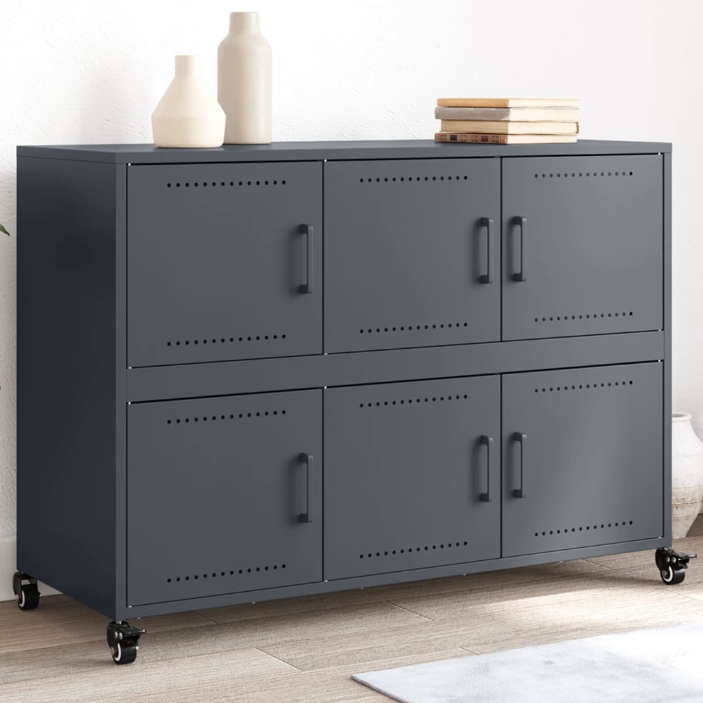 Skænk 100,5x39x72 Cm Stål - Hovedbillede