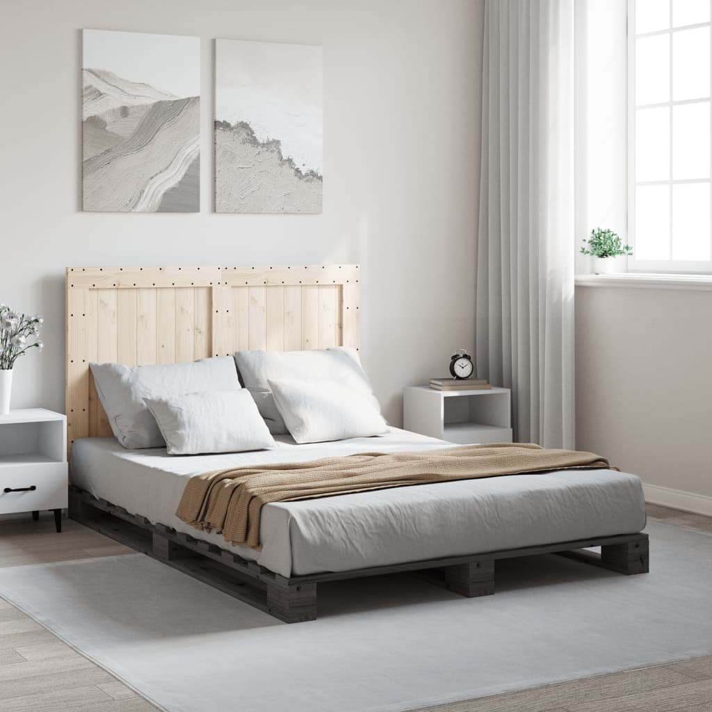 Sengeramme Med Sengegavl Massivt Fyrretræ - Variant 3281546