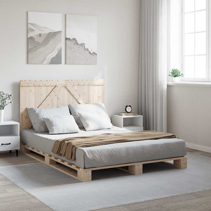 Sengeramme Med Sengegavl Massivt Fyrretræ - Variant 3281552