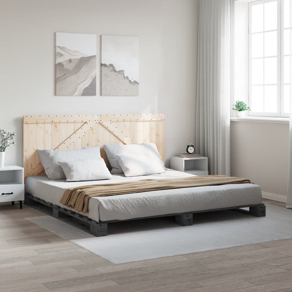 Sengeramme Med Sengegavl Massivt Fyrretræ - Variant 3281567