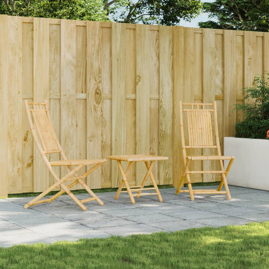 Foldbare Havestole 2 Stk. 46X66X99 Cm Bambus