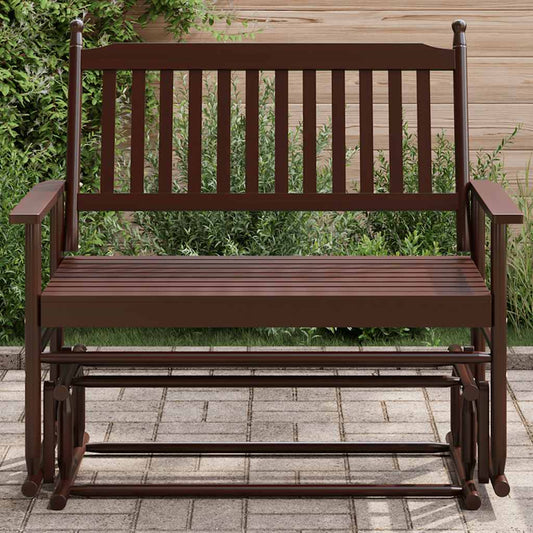 Gyngebænk 118X70X104,5 Cm Massivt Poppeltræ