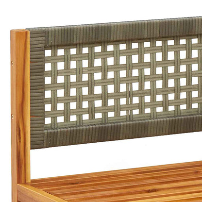 Havesofasæt Med Hynder I Akacietræ Og Rattan
