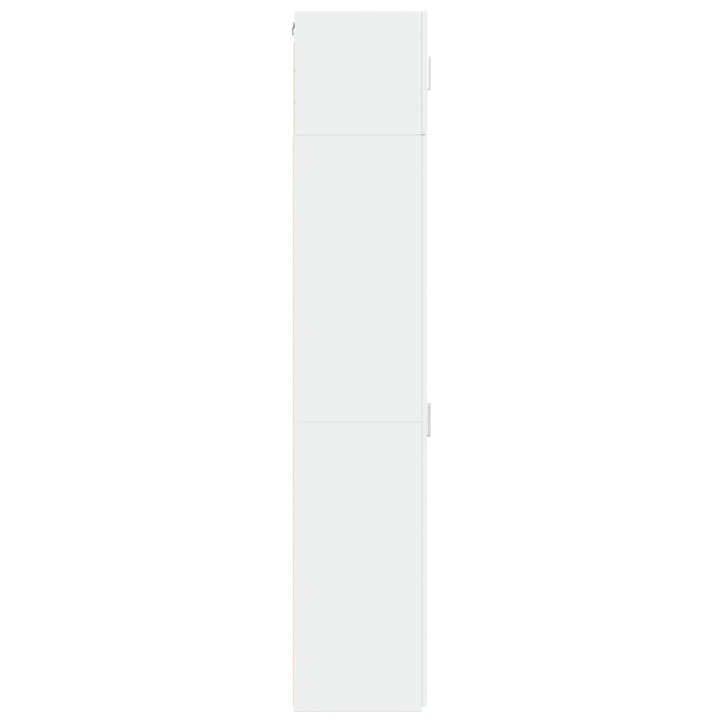 Skab 30X42,5X225 Cm Smalt Konstrueret Træ Etræsfarve