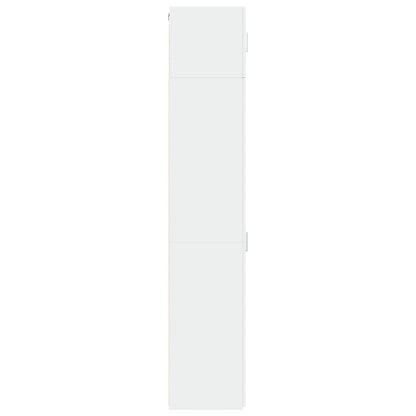 Skab 30X42,5X225 Cm Smalt Konstrueret Træ Etræsfarve