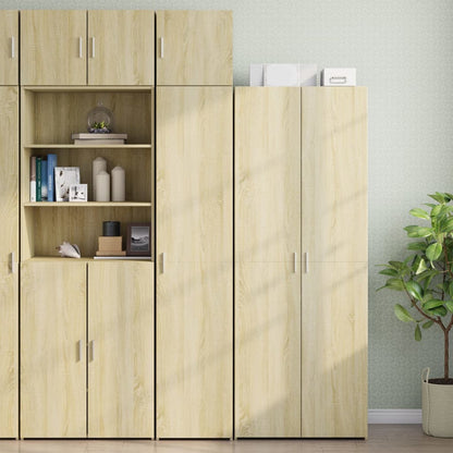 Skab 40X42,5X225 Cm Smalt Konstrueret Træ Etræsfarve