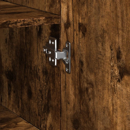 Skab 40X42,5X225 Cm Smalt Konstrueret Træ Etræsfarve