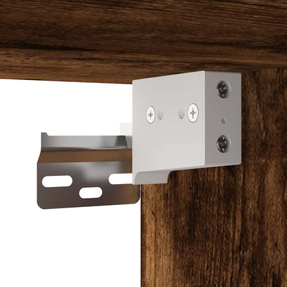 Skab 50X42,5X225 Cm Smalt Konstrueret Træ Etræsfarve