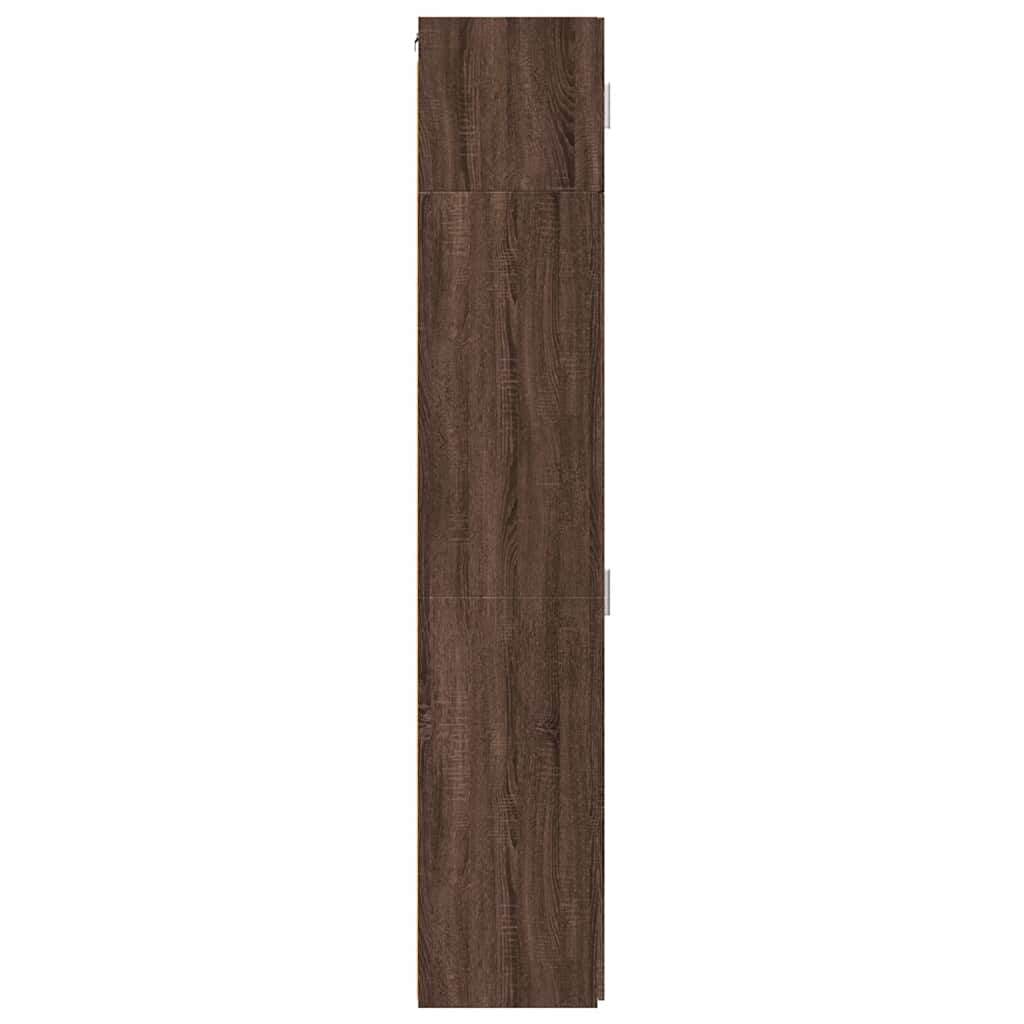 Skab 50X42,5X225 Cm Smalt Konstrueret Træ Etræsfarve