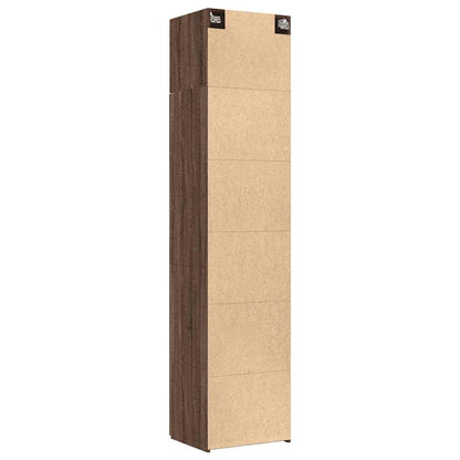 Skab 50X42,5X225 Cm Smalt Konstrueret Træ Etræsfarve