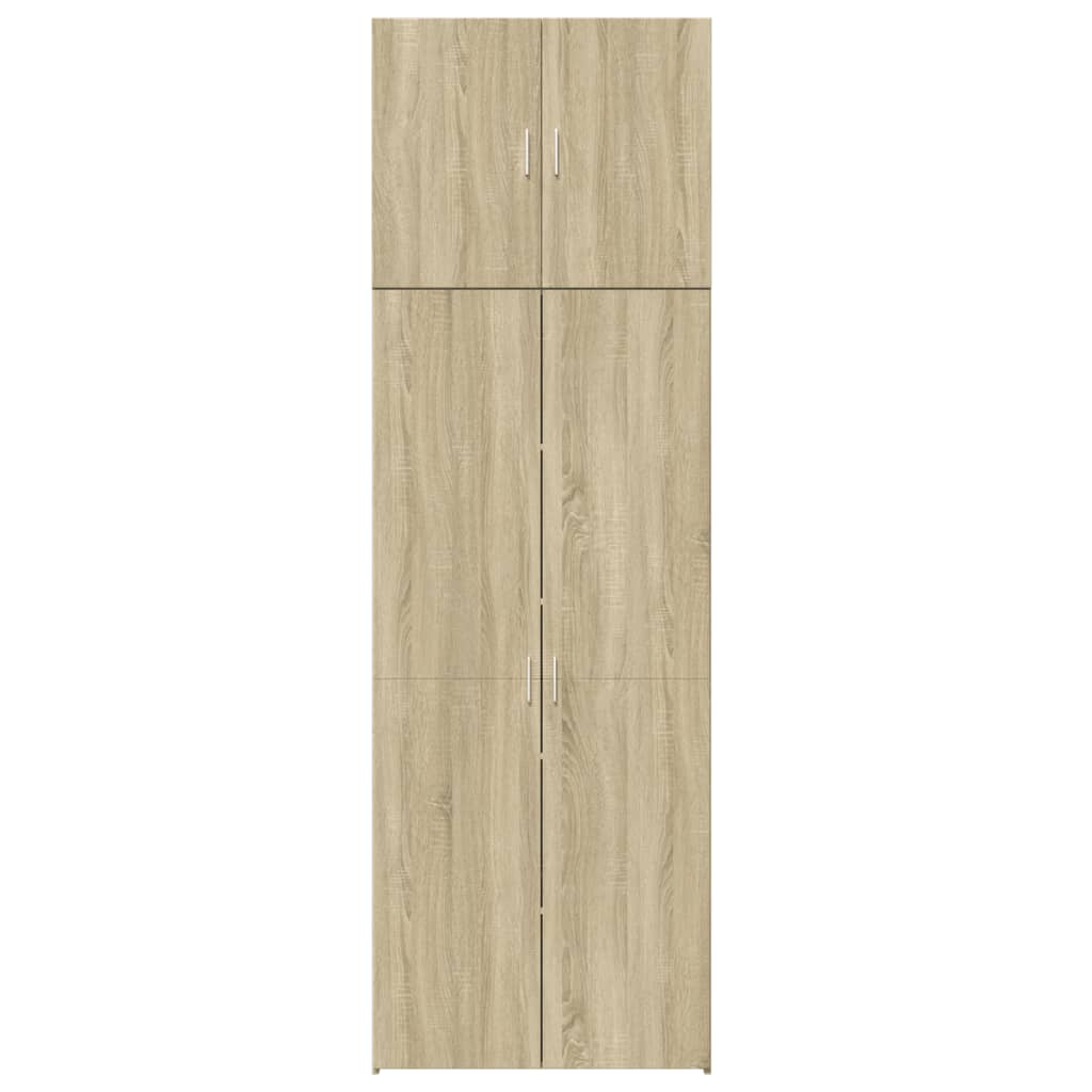 Skab 80X42,5X249 Cm Konstrueret Træ Etræsfarve