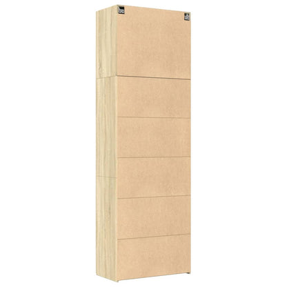 Skab 80X42,5X249 Cm Konstrueret Træ Etræsfarve