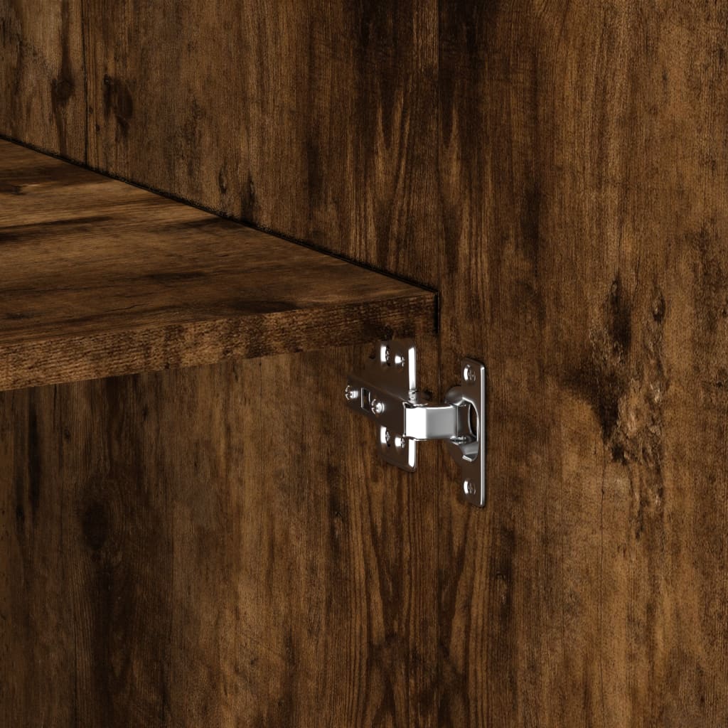 Skab 80X42,5X249 Cm Konstrueret Træ Etræsfarve