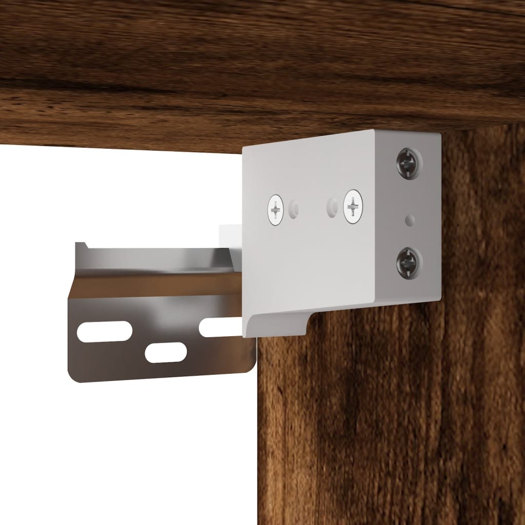 Skab 80X42,5X249 Cm Konstrueret Træ Etræsfarve