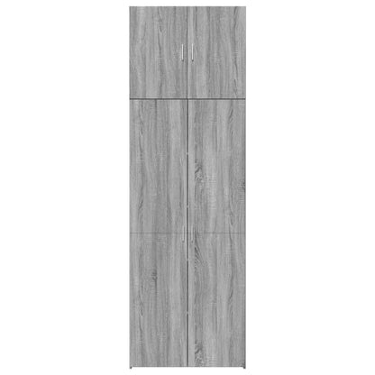 Skab 80X42,5X249 Cm Konstrueret Træ Etræsfarve