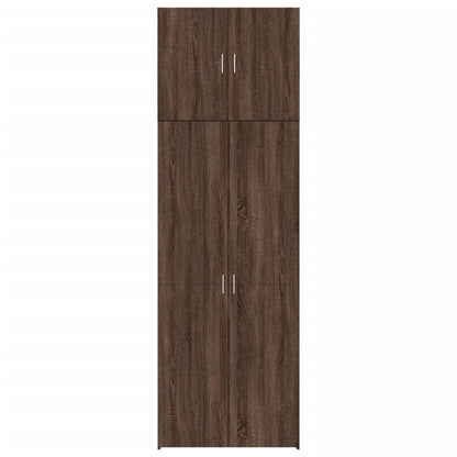 Skab 80X42,5X249 Cm Konstrueret Træ Etræsfarve