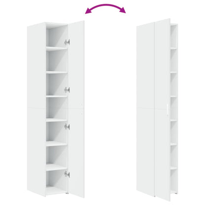 Reol 30X42,5X185 Cm Konstrueret Træ