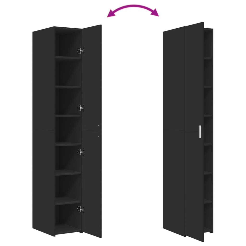 Reol 30X42,5X185 Cm Konstrueret Træ